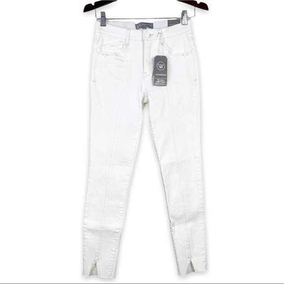 Wit & Wisdom Denim - Wit & Wisdom White Ab Solution High Rise Ankle Skimmer Size 0 NWT